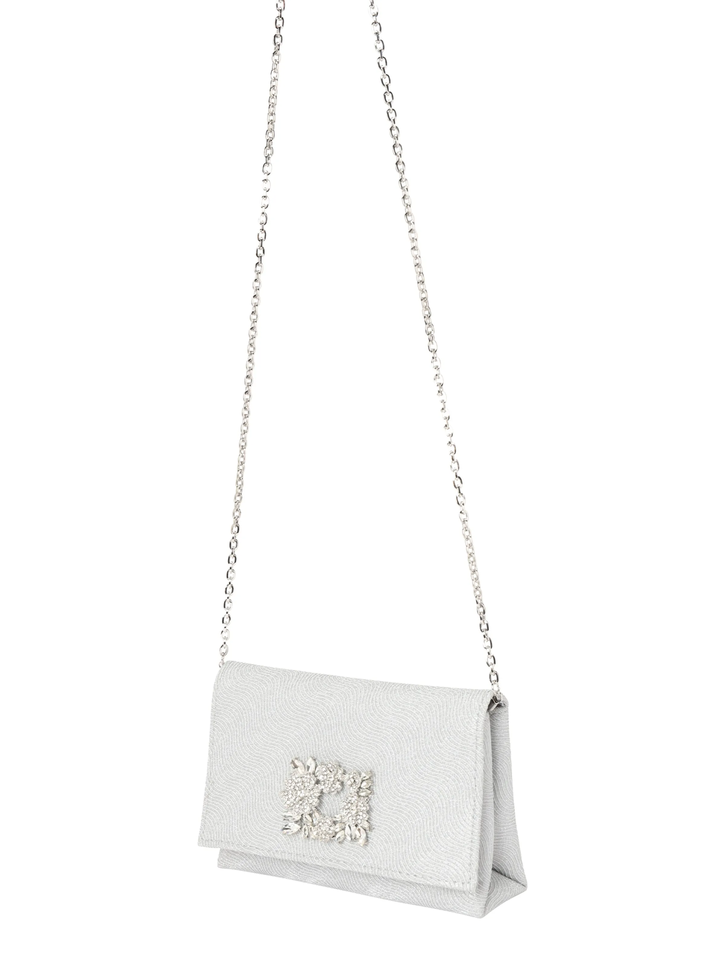 Bolso de hombro mascara en Plata