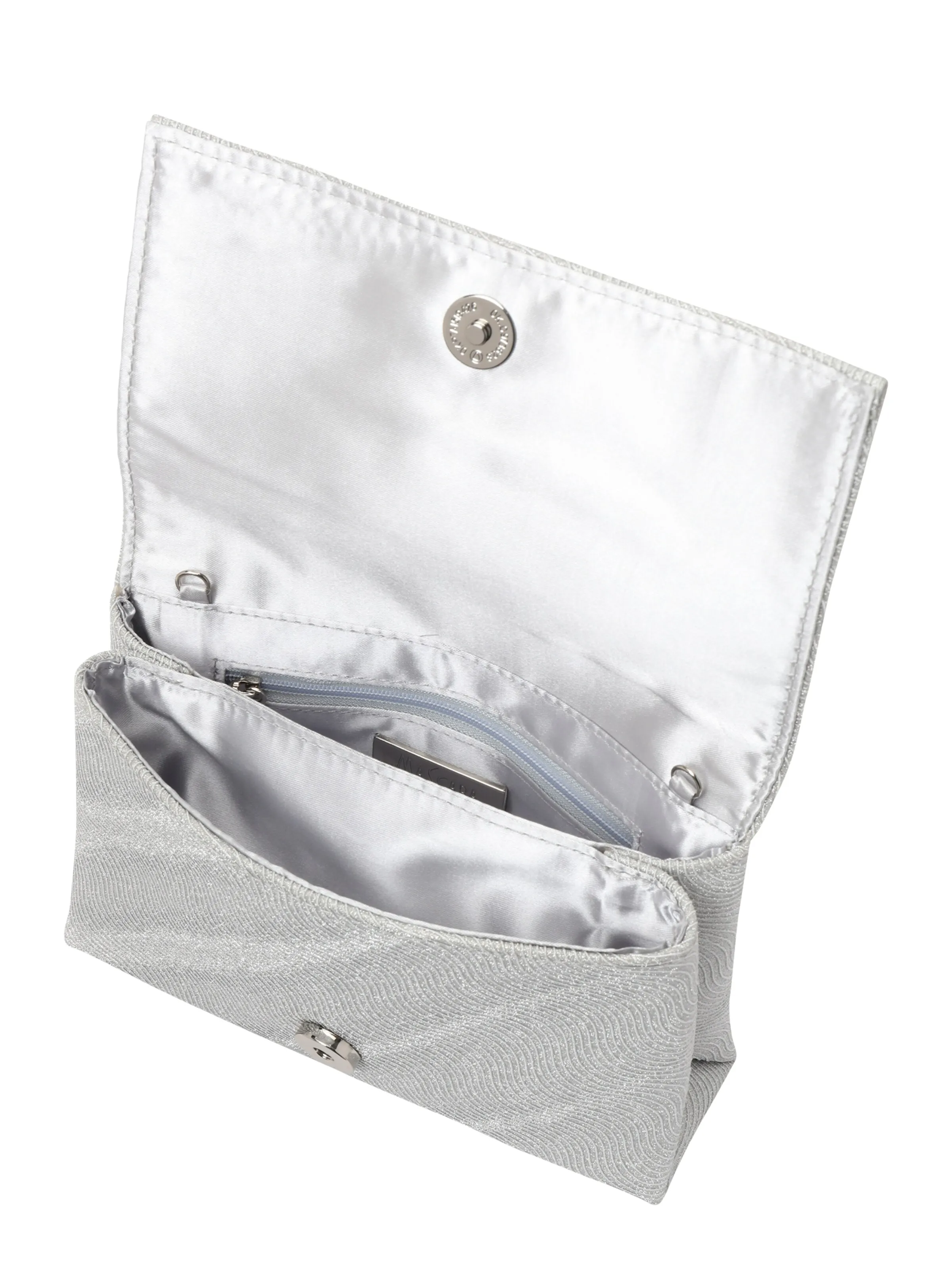 Bolso de hombro mascara en Plata