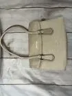 Bolso de mano Liz Claiborne de cuero sintético tostado varios compartimentos