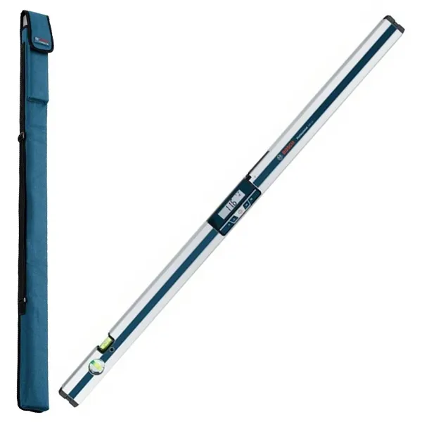 BOSCH  GIM 120  BARRA DE NIVEL, 1200 MM, 10 / + 50 GRADO C, MúLTIPLES UNIDADES DE MEDIDA, DESCONEXIóN AUTOMáTICA, BOLSA TEXTI