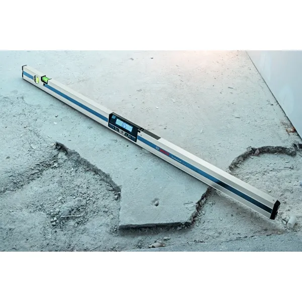 BOSCH  GIM 120  BARRA DE NIVEL, 1200 MM, 10 / + 50 GRADO C, MúLTIPLES UNIDADES DE MEDIDA, DESCONEXIóN AUTOMáTICA, BOLSA TEXTI