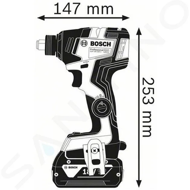 BOSCH HERRAMIENTAS  LLAVE DE IMPACTO AKU DE 18 V, SIN BATERíA NI CARGADOR 06019G4204