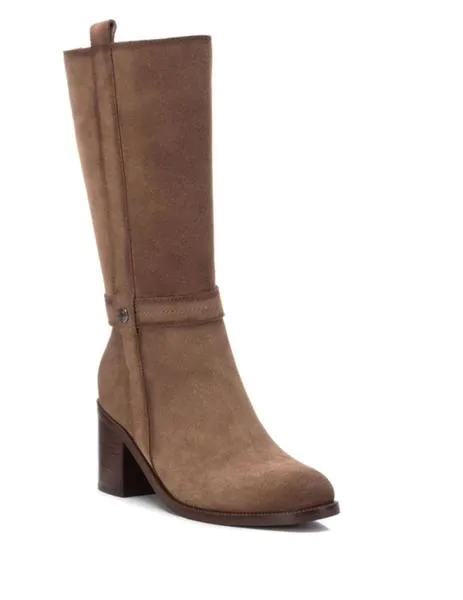 Bota Carmela con tacón en taupe