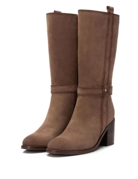 Bota Carmela con tacón en taupe