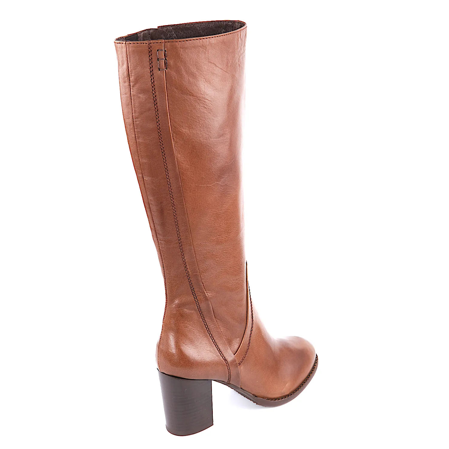 Botas altas camel mujer Sara Lins