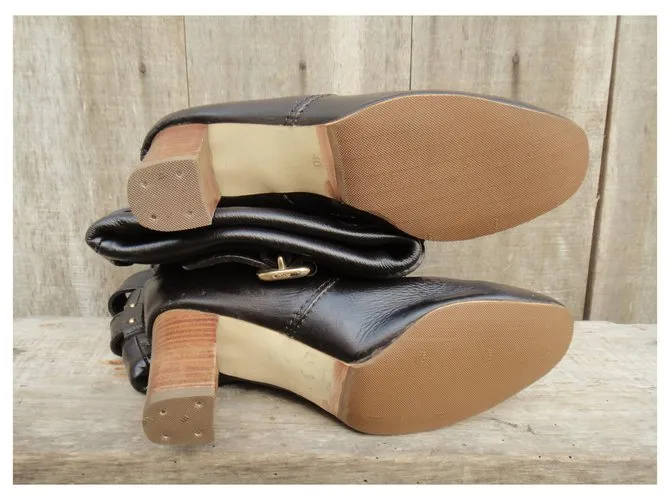 botas altas chloé Negro 
