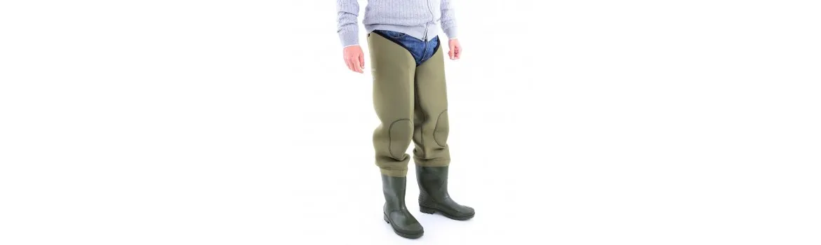 Botas Altas de Neopreno con Suela de Fieltro