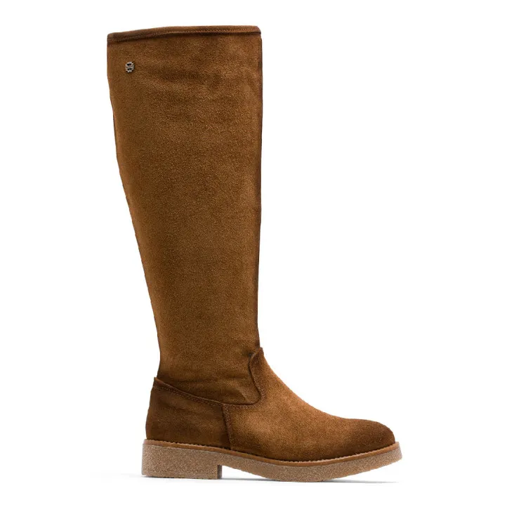 BOTAS ALTAS DE PIEL CUERO CON CREMALLERA DUNA PORRONET