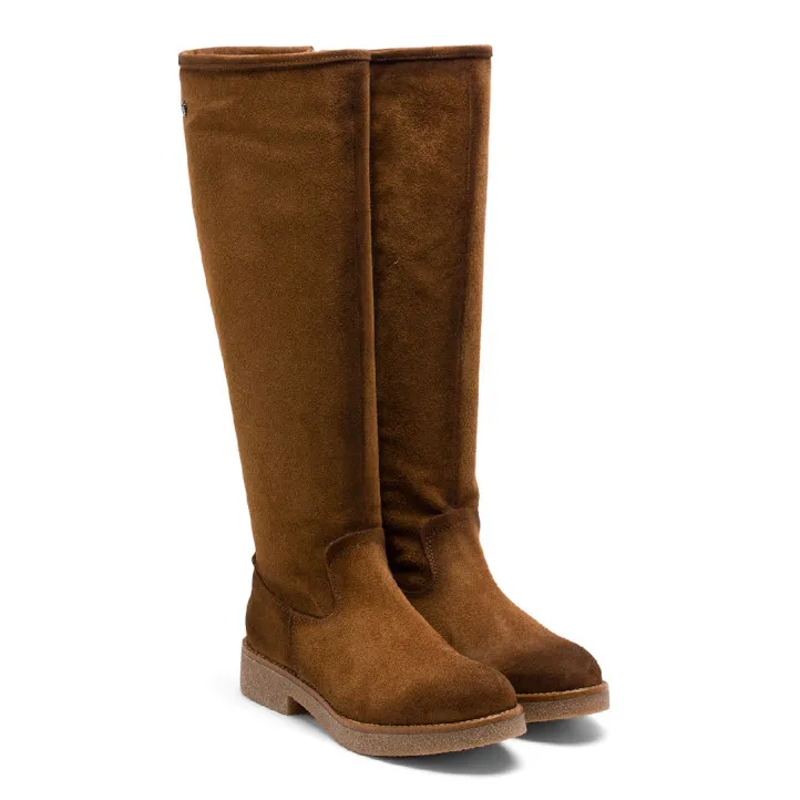 BOTAS ALTAS DE PIEL CUERO CON CREMALLERA DUNA PORRONET