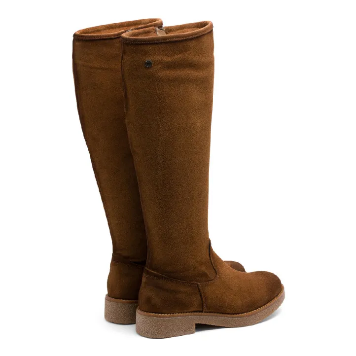 BOTAS ALTAS DE PIEL CUERO CON CREMALLERA DUNA PORRONET