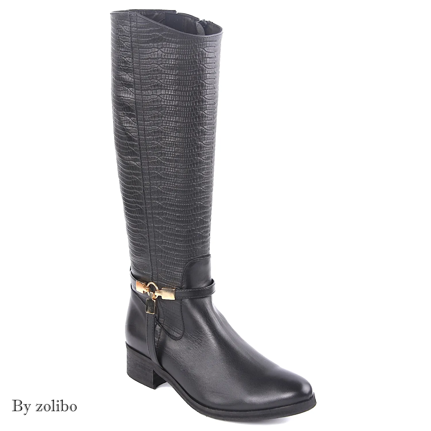 Botas altas negras mujer Sacchi baratas