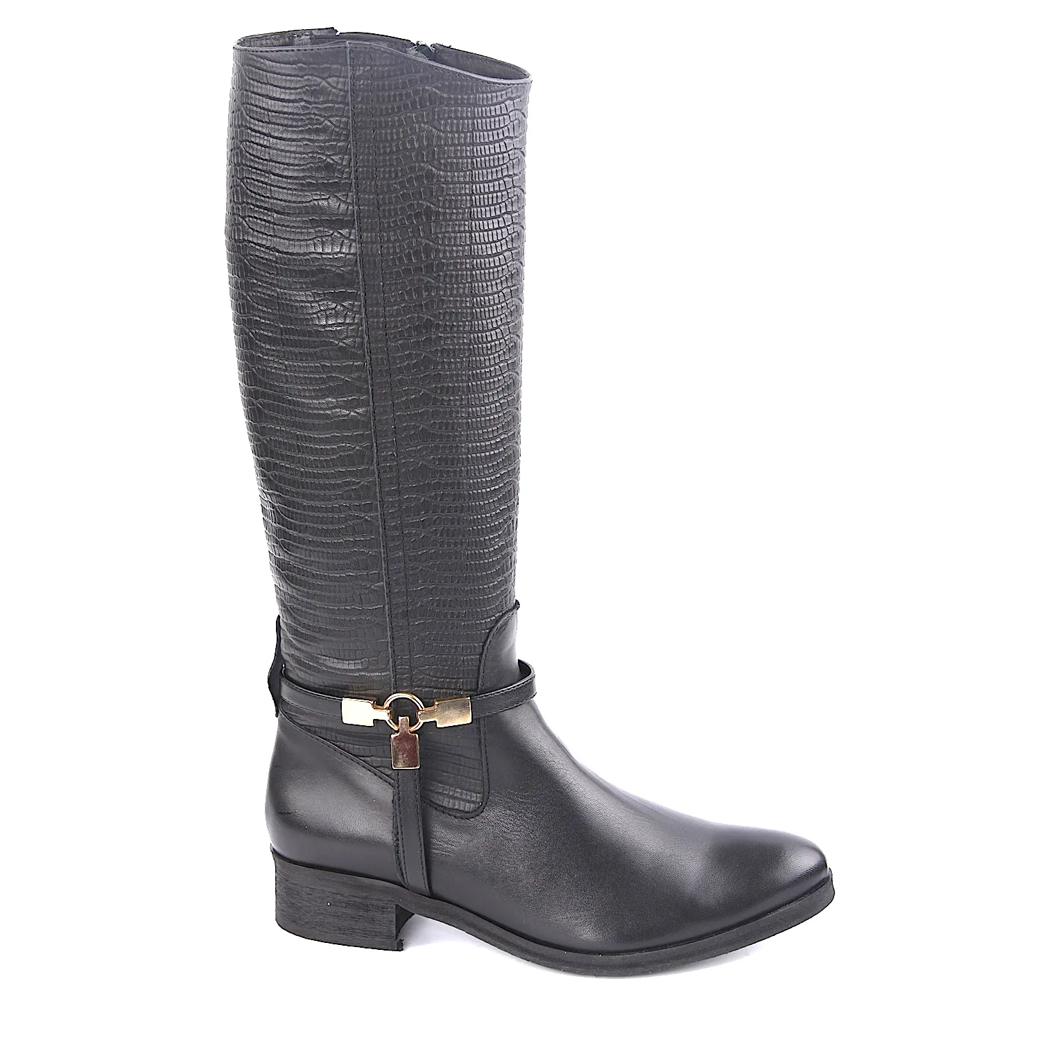 Botas altas negras mujer Sacchi baratas