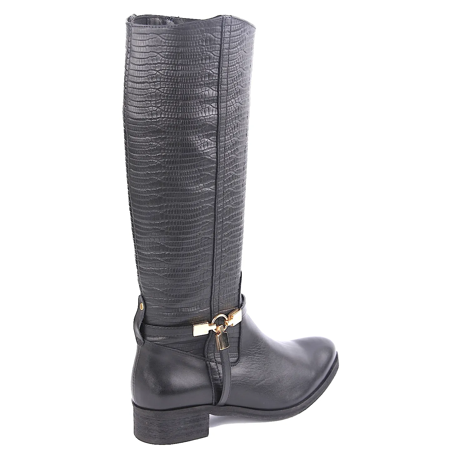 Botas altas negras mujer Sacchi baratas