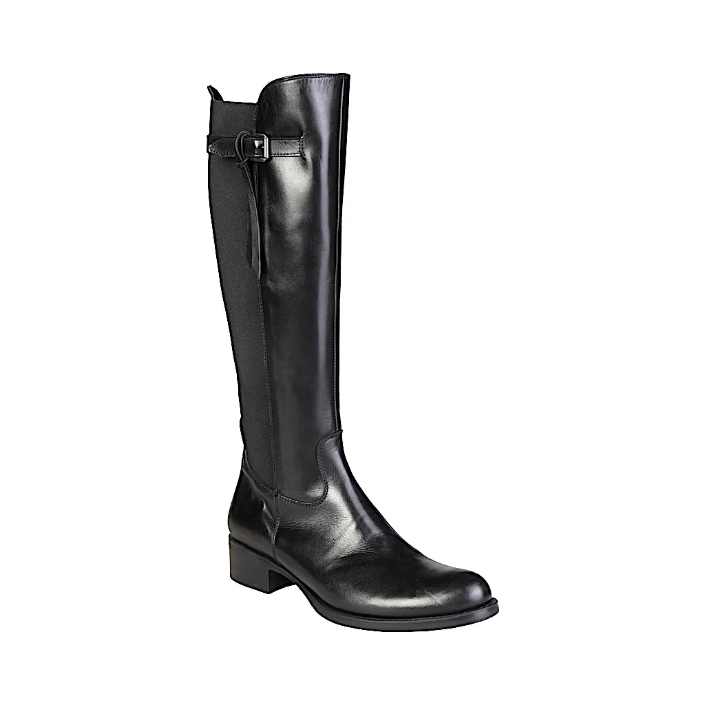 Botas altas negro mujer a talón