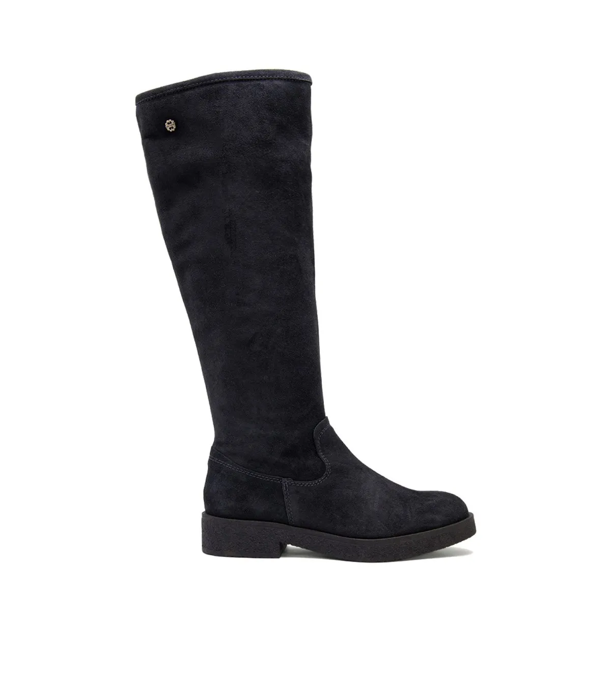 BOTAS ALTAS PLANAS CARBON CON CREMALLERA VEGA