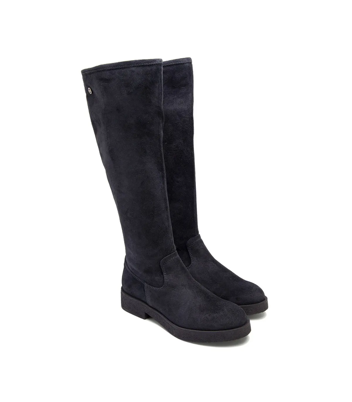 BOTAS ALTAS PLANAS CARBON CON CREMALLERA VEGA