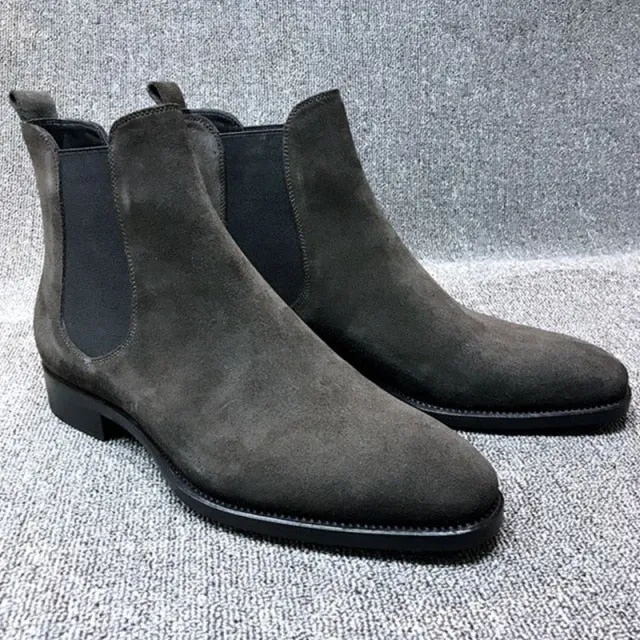 Botas Altas Tipo Chelsea De Vestir Para Hombre