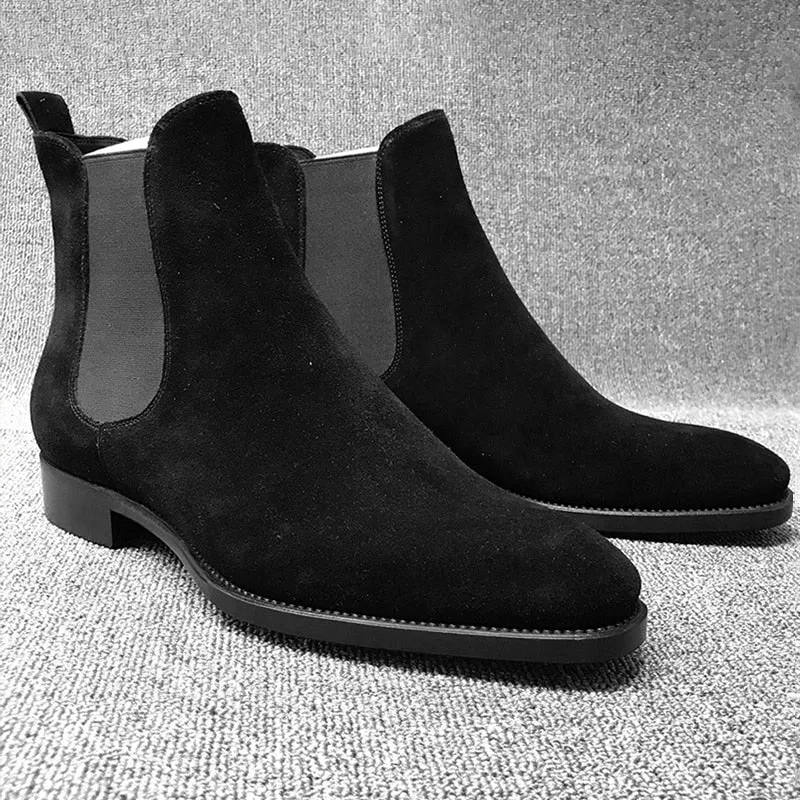 Botas Altas Tipo Chelsea De Vestir Para Hombre