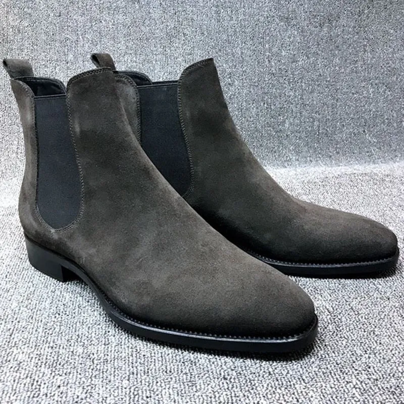 Botas Altas Tipo Chelsea De Vestir Para Hombre