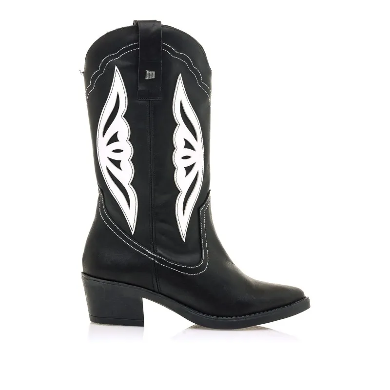 Botas Casual de Mujer MTNG TEO Negro 55193