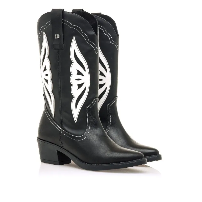 Botas Casual de Mujer MTNG TEO Negro 55193