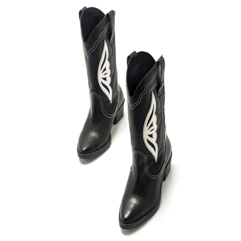 Botas Casual de Mujer MTNG TEO Negro 55193