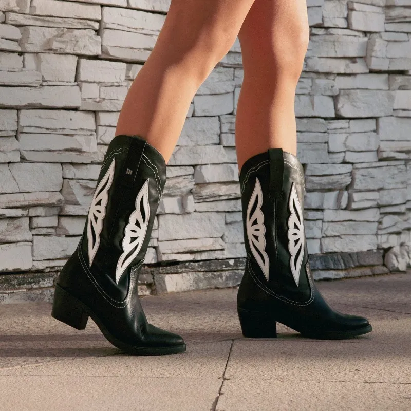 Botas Casual de Mujer MTNG TEO Negro 55193