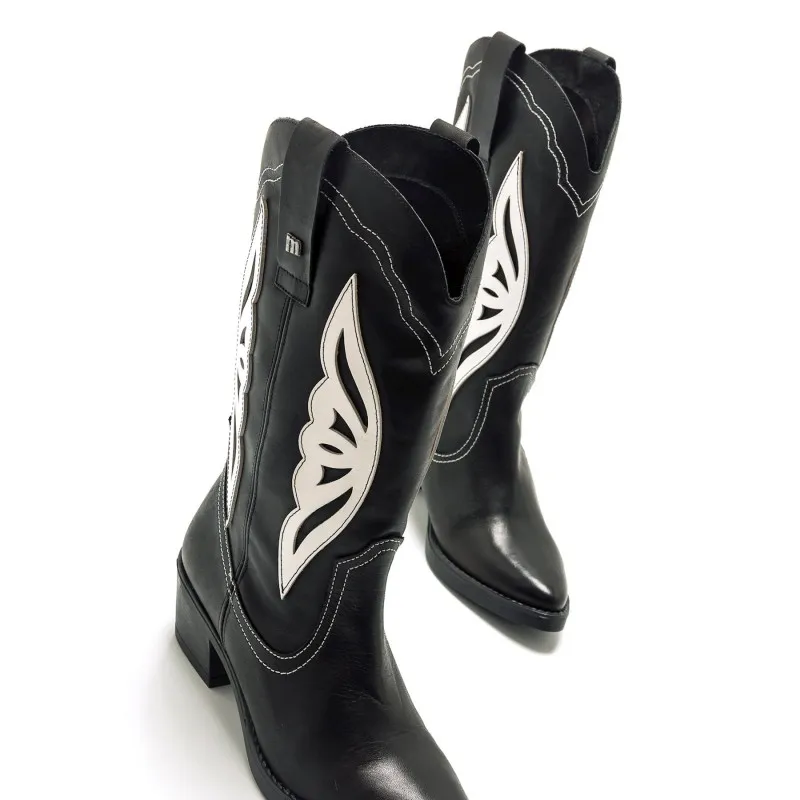 Botas Casual de Mujer MTNG TEO Negro 55193