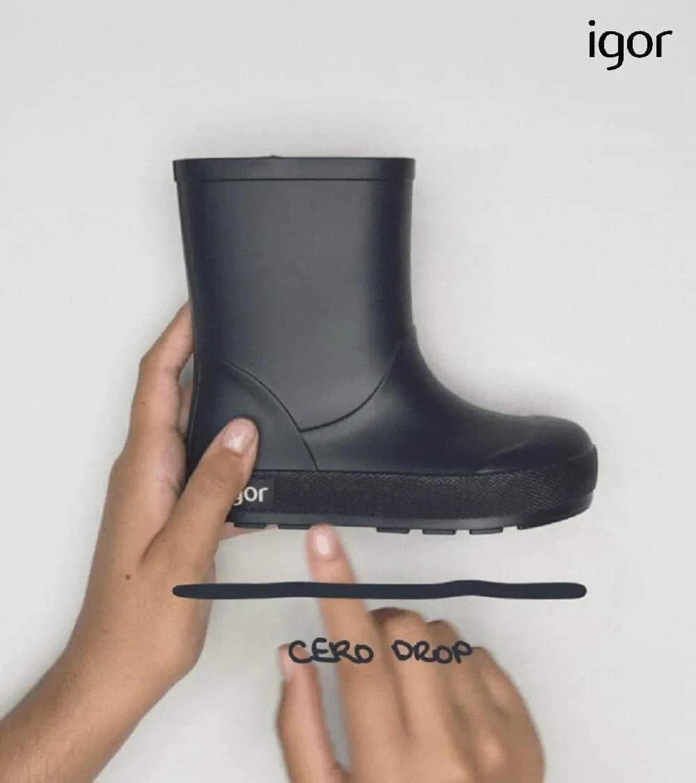 BOTAS DE AGUA RESPETUOSAS IGOR BAREFOOT  YOGI AZUL MARINO