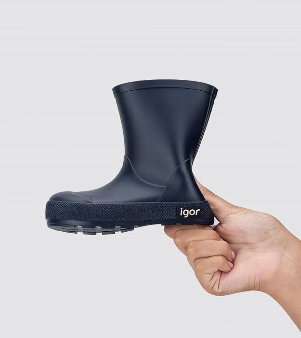 BOTAS DE AGUA RESPETUOSAS IGOR BAREFOOT  YOGI AZUL MARINO