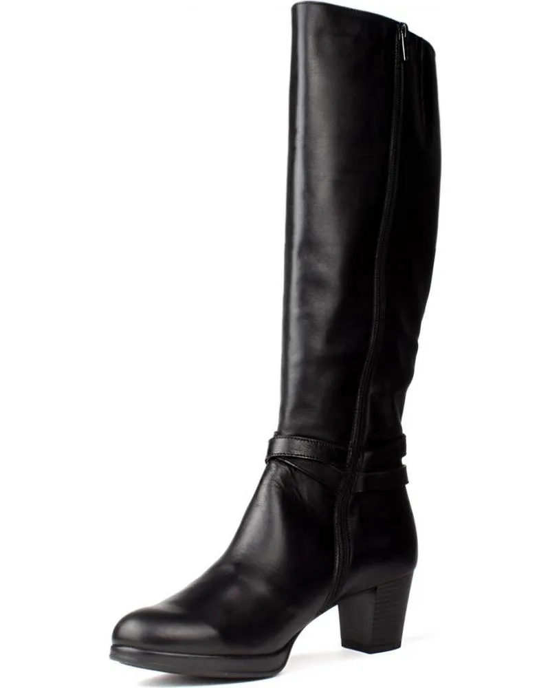 Botas de Mujer KROC BOTAS ALTAS DE PIEL NEGRO