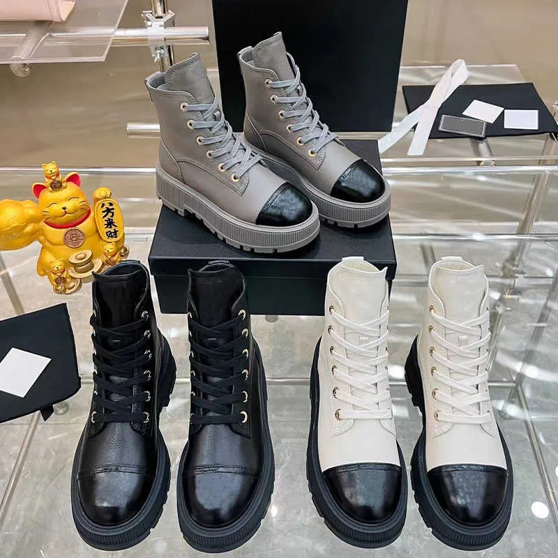 Botas martin, botas de diseñador para mujer, zapatos de cuero con cordones, botas altas hasta el muslo, mini bota clásica de Aus