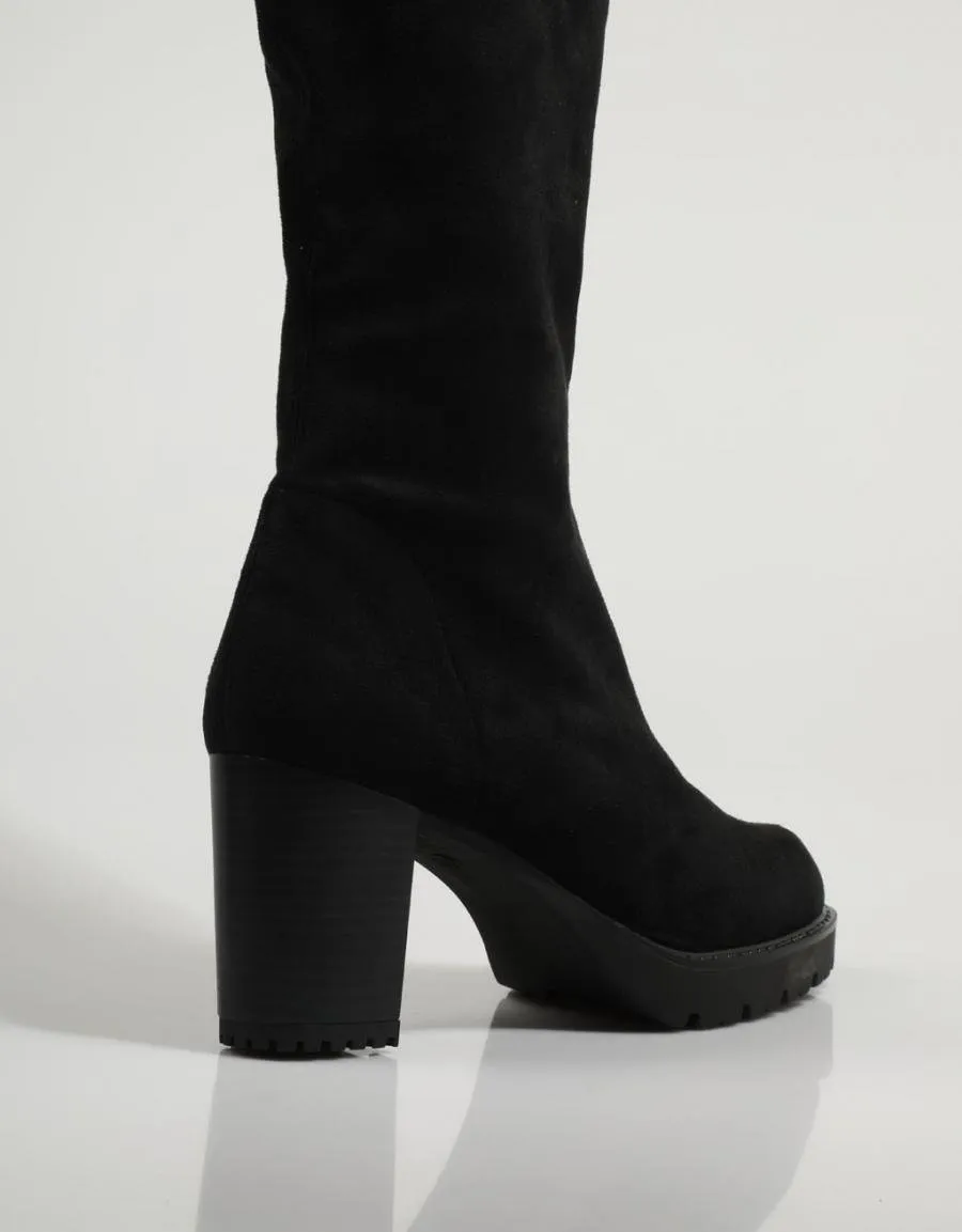  botas MISS ELASTIC 77674 en Preto 80852