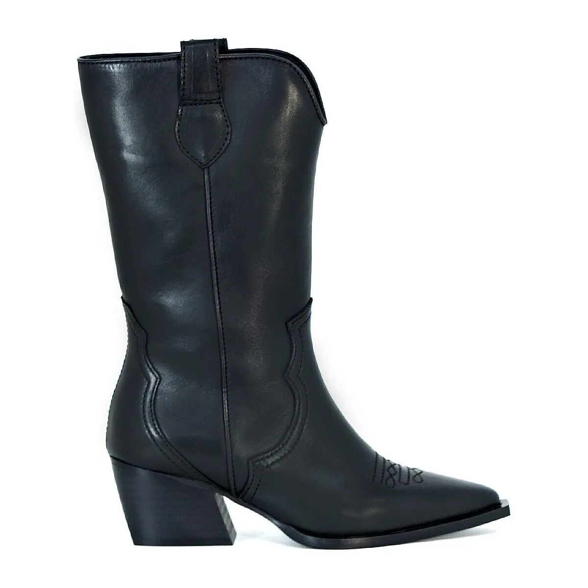 BOTAS MUJER COWBOY UXIA NEGRO