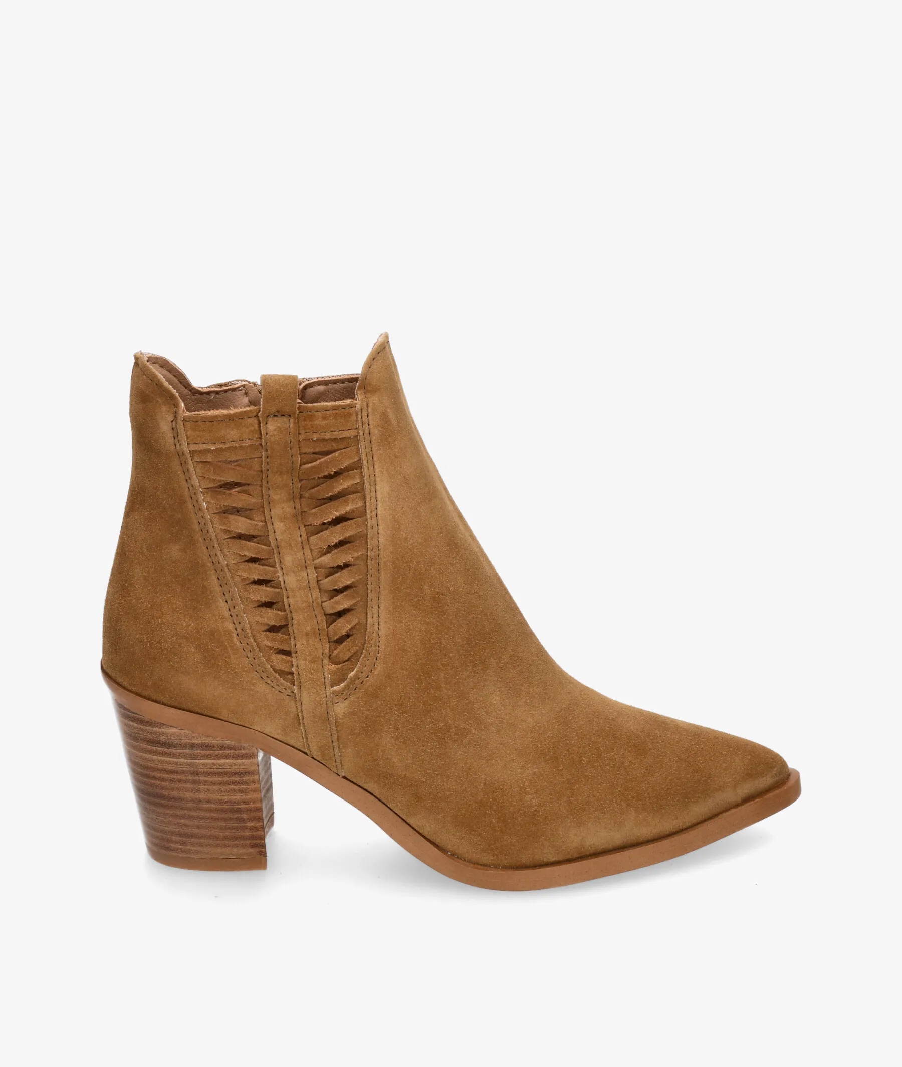 Botines Alpe 2028 en serraje cuero