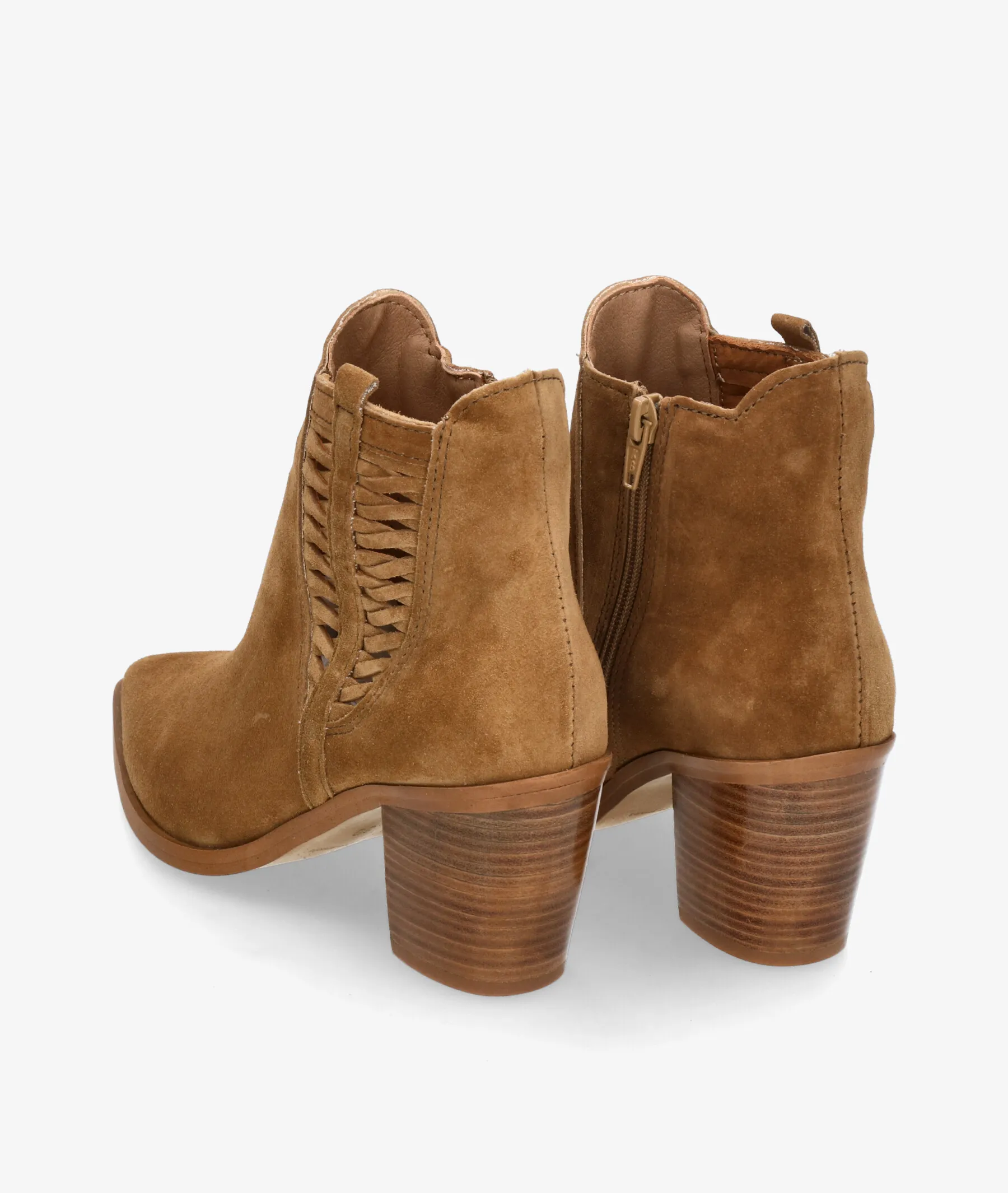 Botines Alpe 2028 en serraje cuero