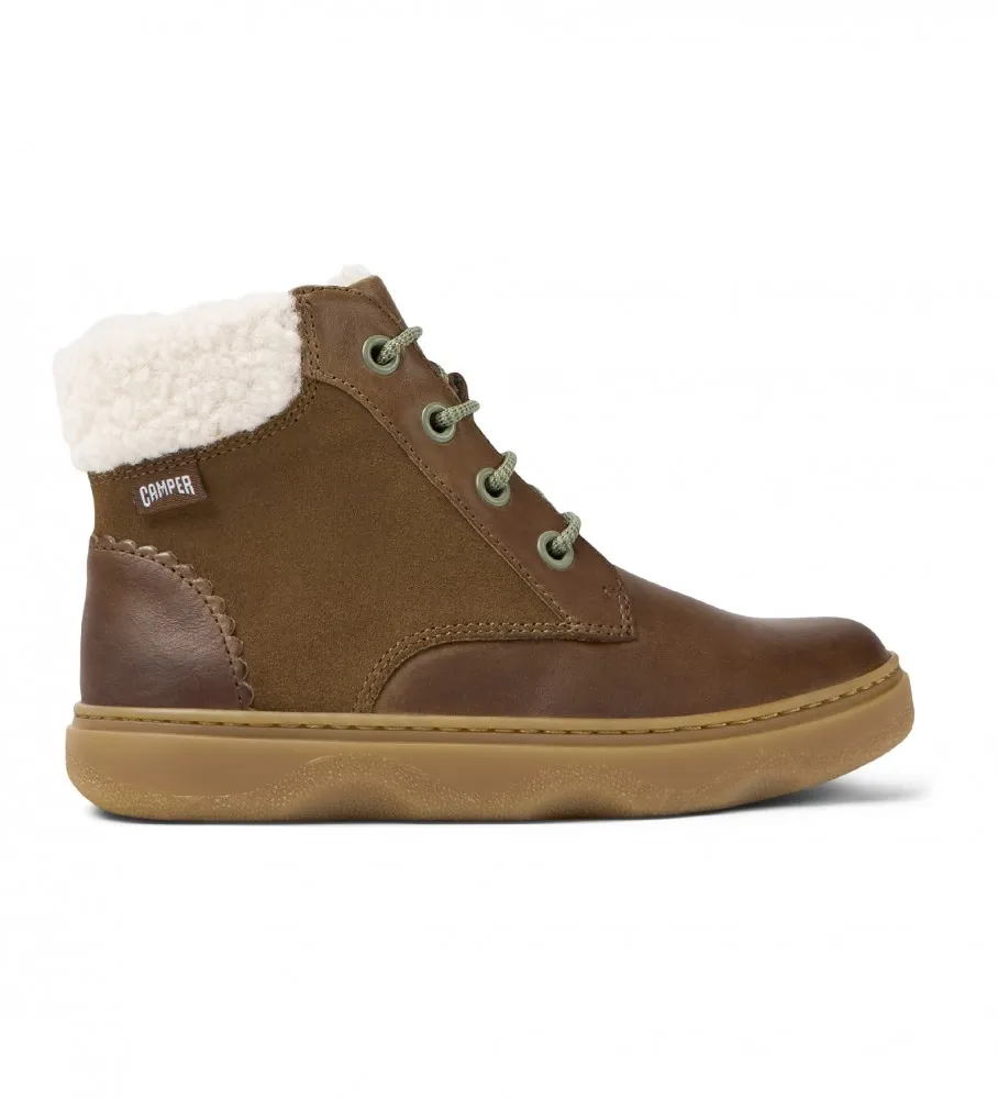 Botines de Piel Kiddo marrón