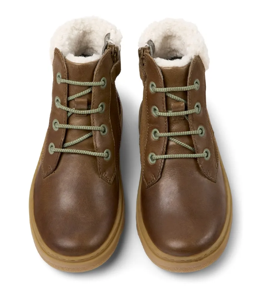 Botines de Piel Kiddo marrón
