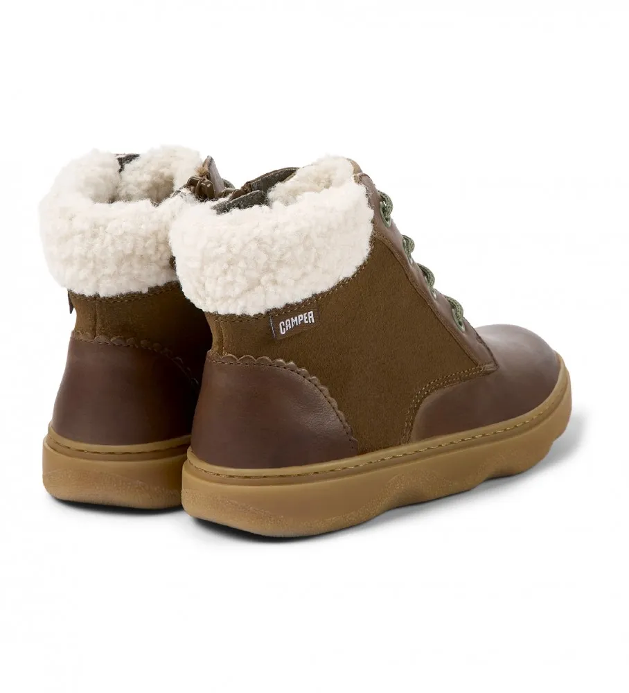 Botines de Piel Kiddo marrón