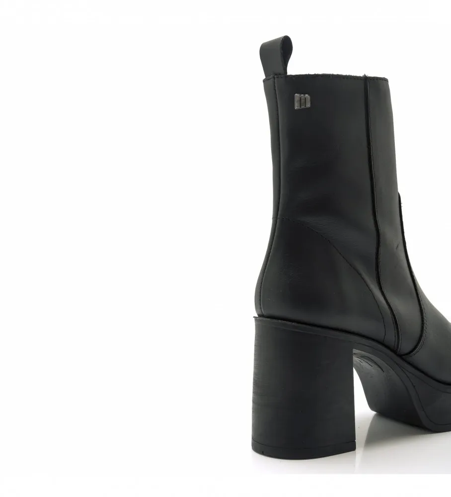 BOTINES DRESSED NEGRO ALTURA TACóN 10CM