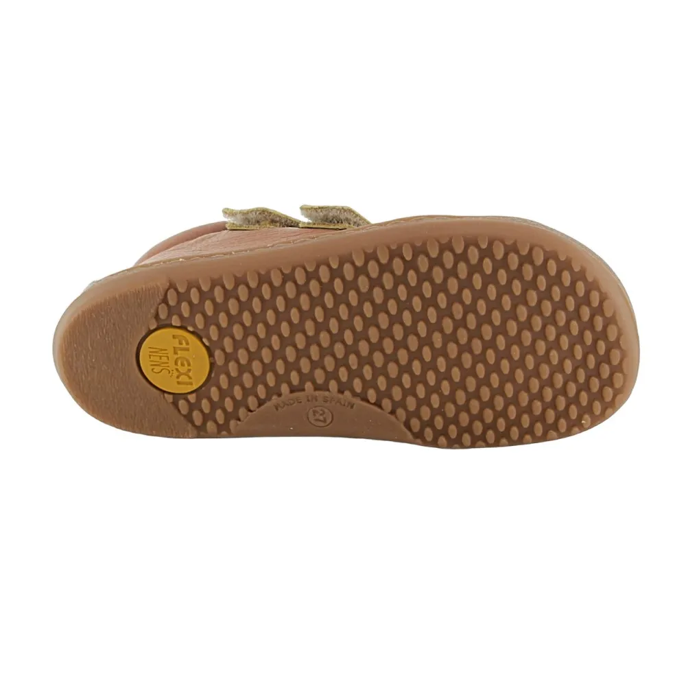 BOTINES RESPETUOSOS  FLEXI NENS 9010R CUEROMOSTAZA