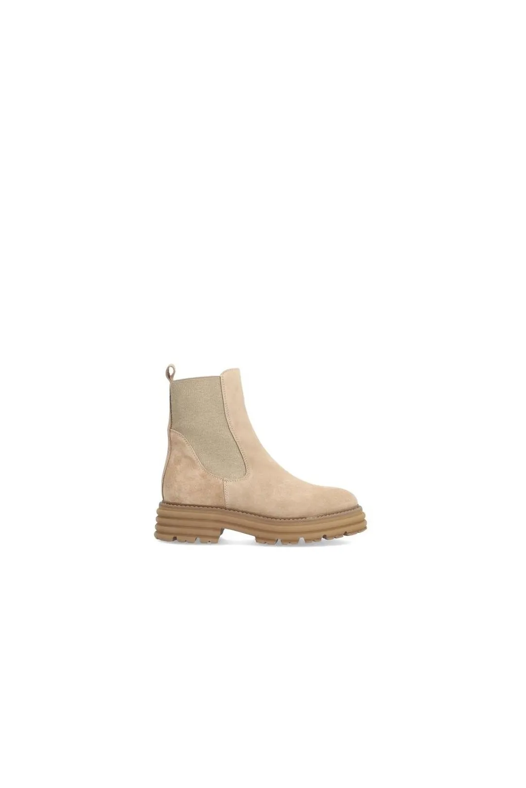 Botines serraje mujer camel
