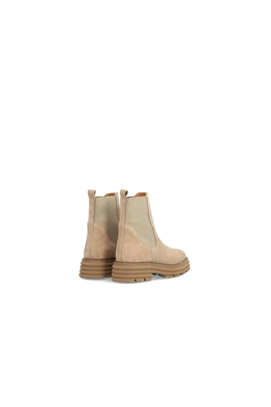 Botines serraje mujer camel