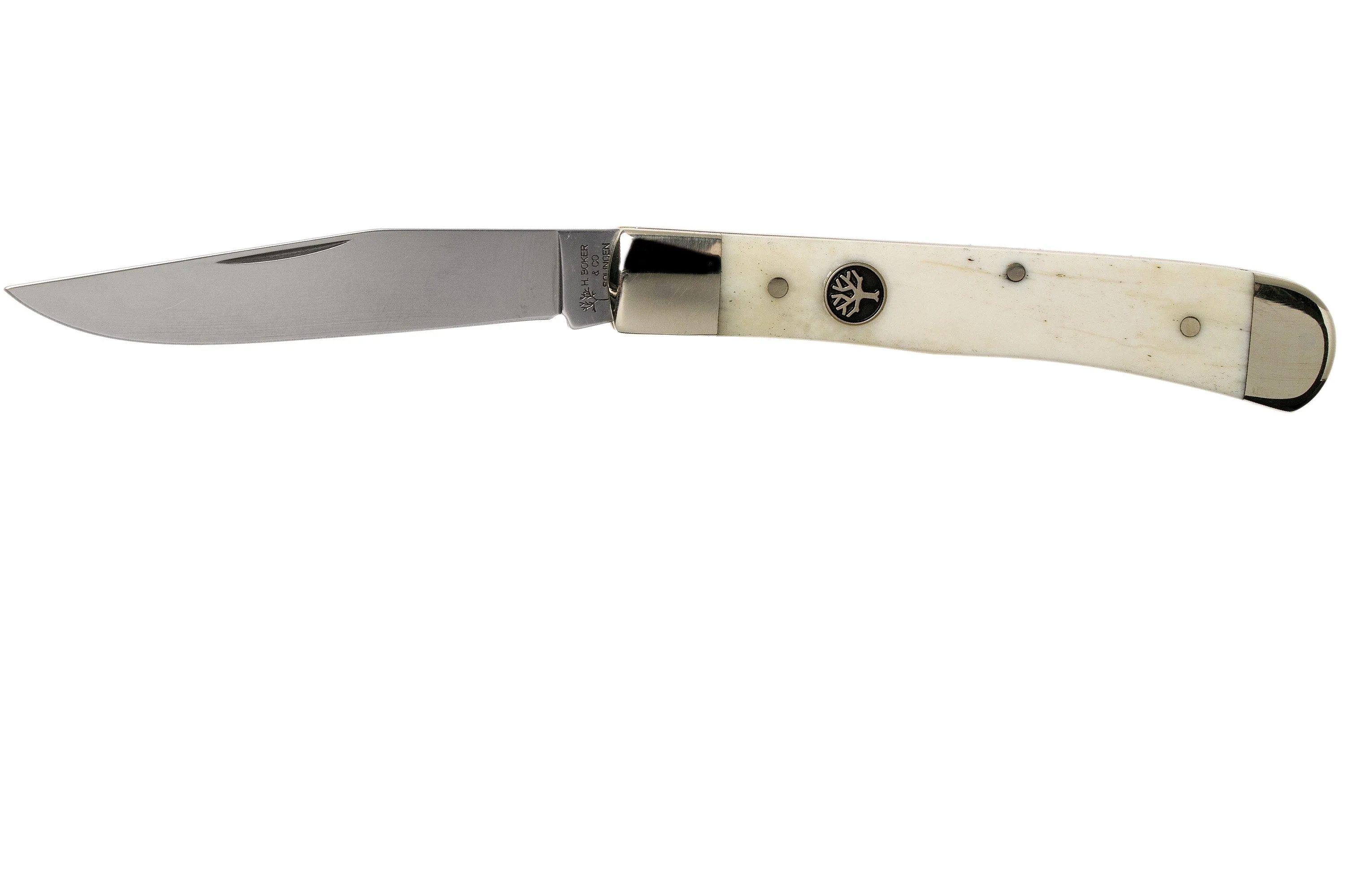 Böker Trapper Bone White 119950 navaja slipjoint