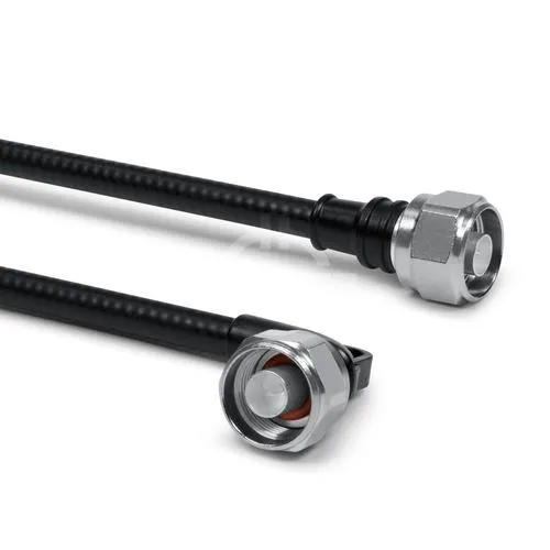 CABLE COAXIAL CONFECCIONADO SF 1/4"50PE N MACHO N MACHO &AACUTE;NGULO 0.7 M