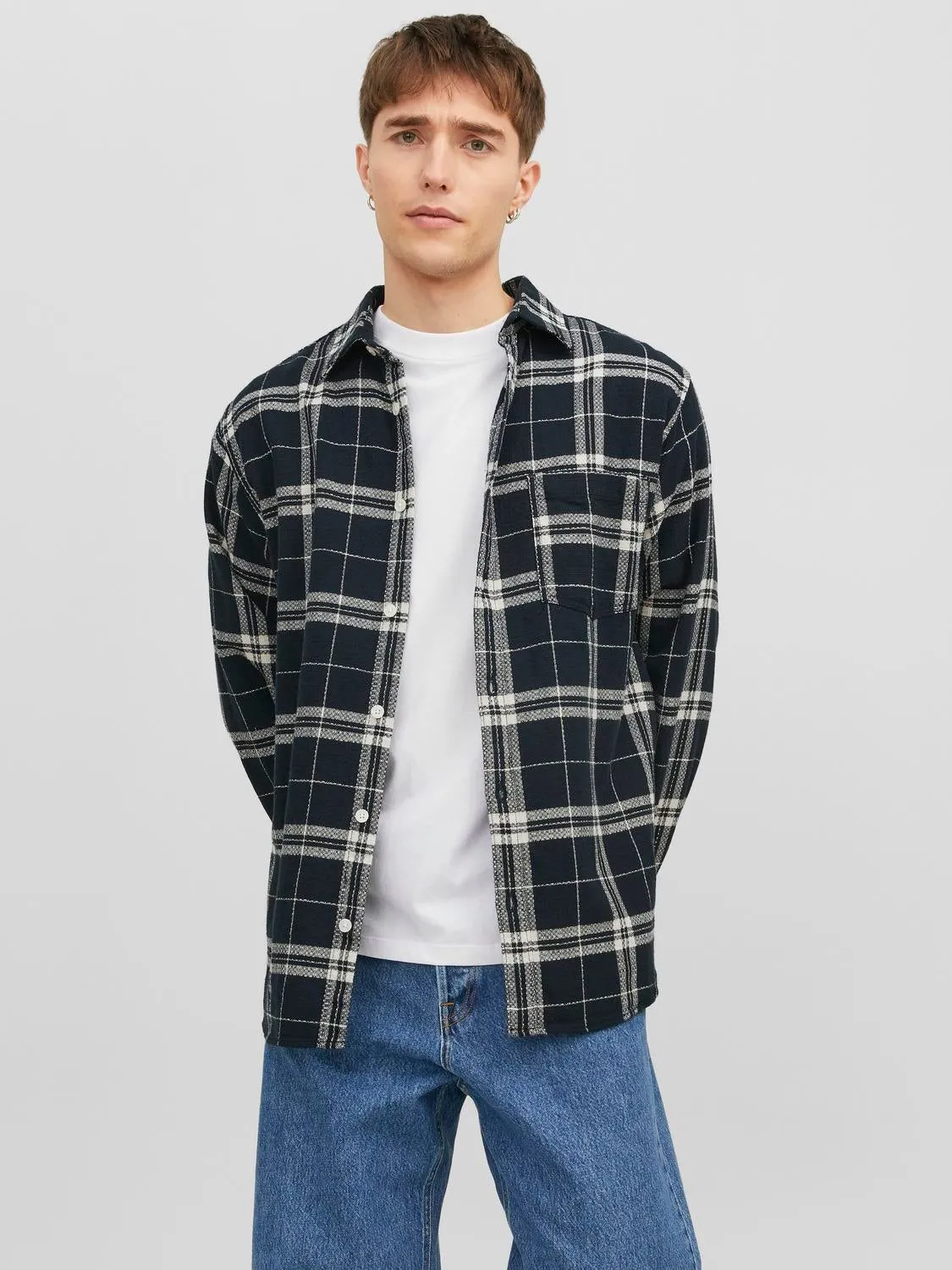 Camisa a cuadros Corte regular | Negro | Jack & Jones®