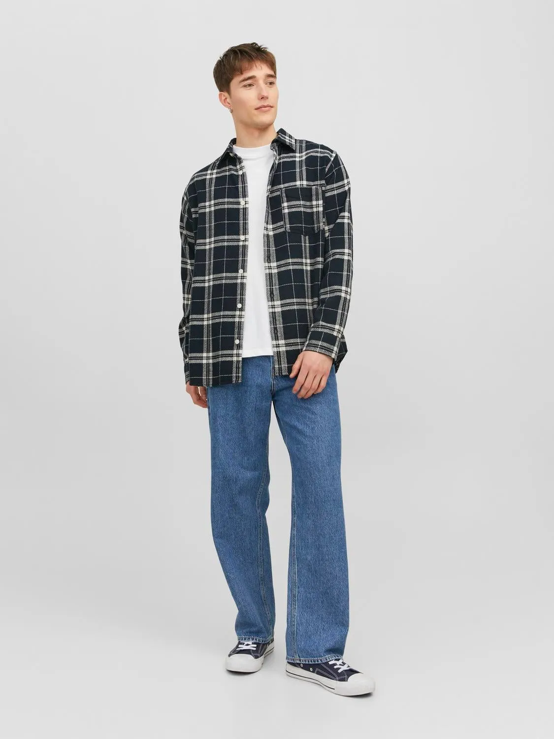 Camisa a cuadros Corte regular | Negro | Jack & Jones®