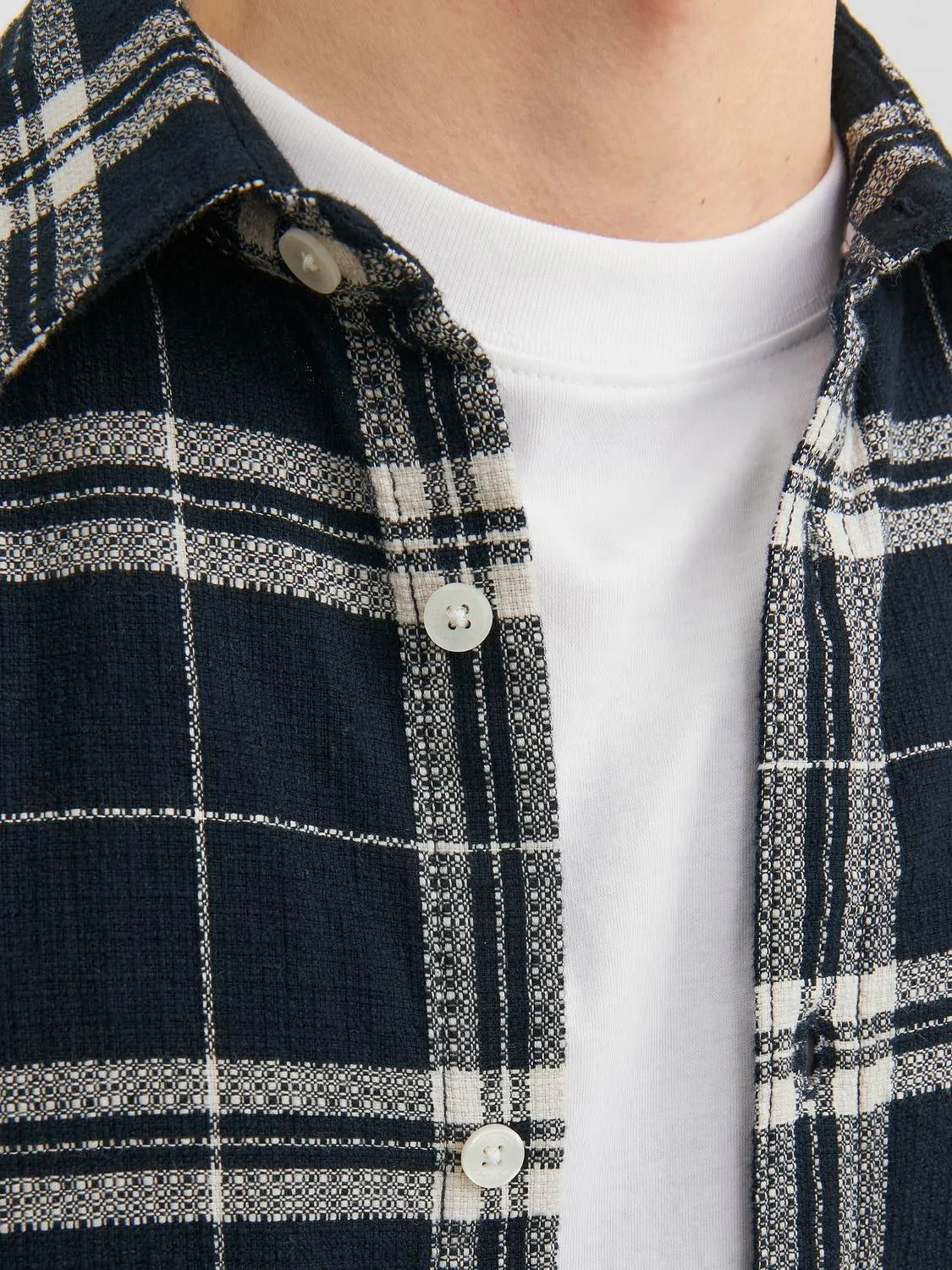 Camisa a cuadros Corte regular | Negro | Jack & Jones®