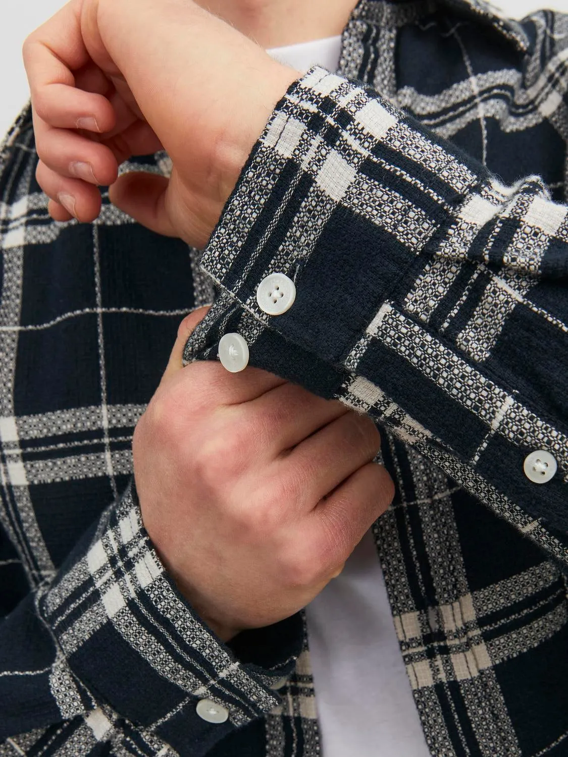 Camisa a cuadros Corte regular | Negro | Jack & Jones®