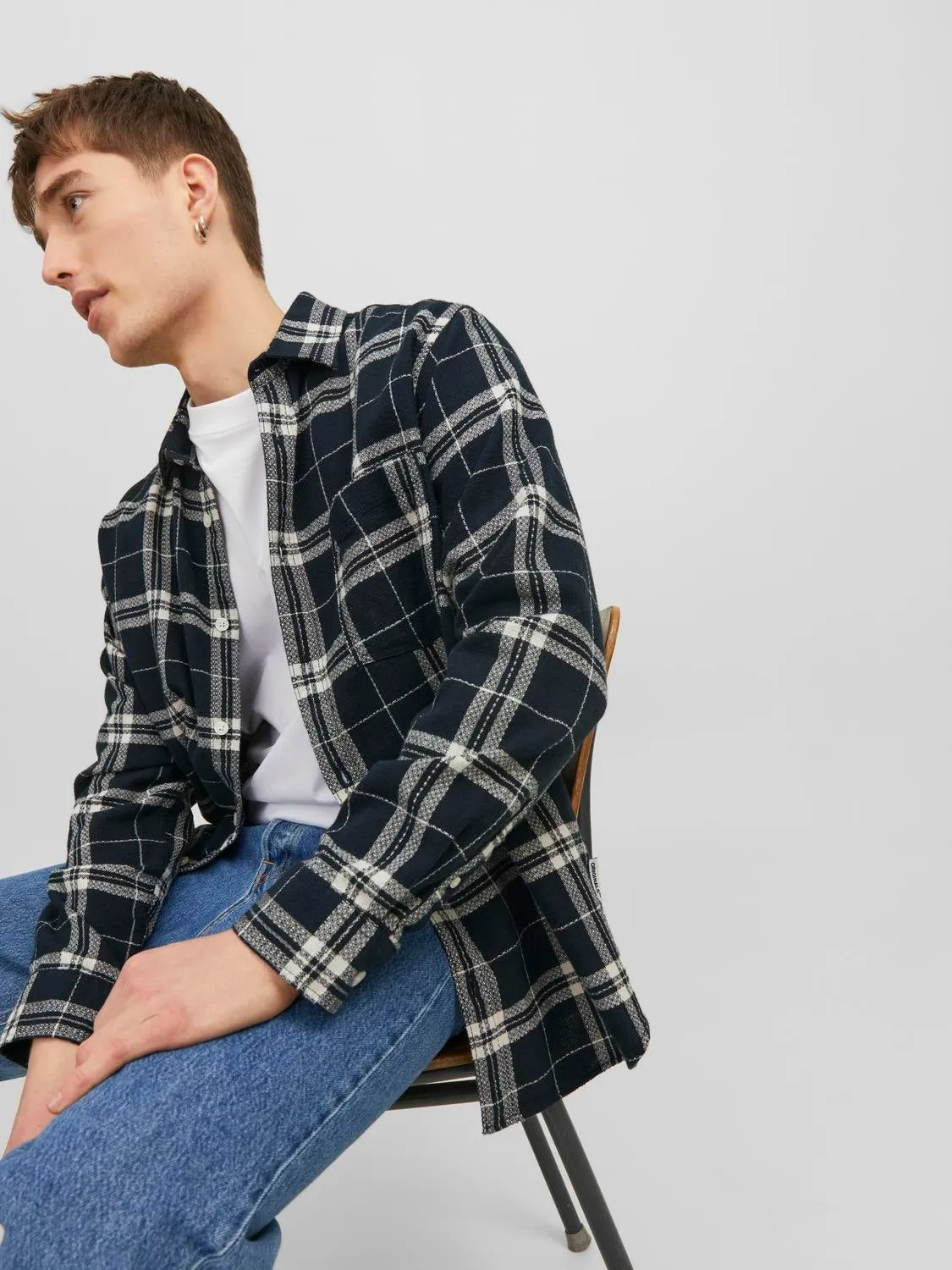 Camisa a cuadros Corte regular | Negro | Jack & Jones®